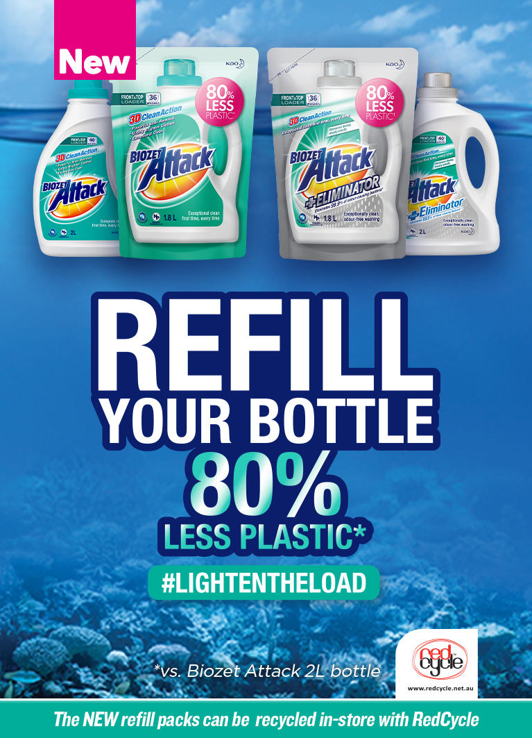 Laundry Detergent Australia Liquid, Powder, Refills Biozet Attack