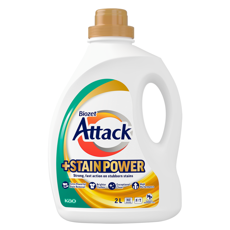 Australia’s Advanced Laundry Liquid | Biozet Attack - Advanced Stain Elimination